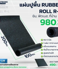 แผ่นยางปูพื้นฟิตเนส